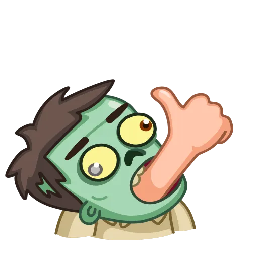 Стикер 3 Zombie