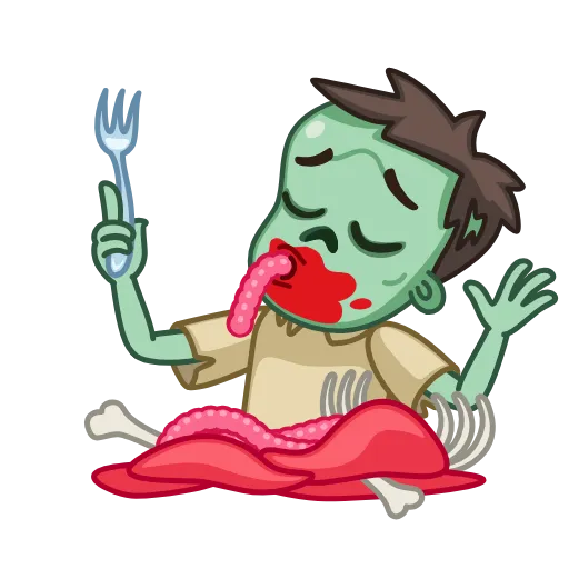 Стикер 11 Zombie