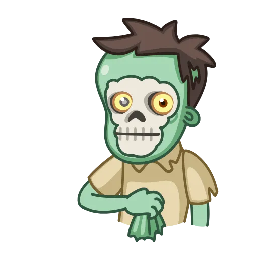 Стикер 15 Zombie