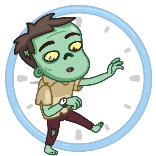 Стикер 9 Zombie