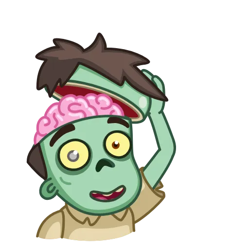 Стикер 5 Zombie