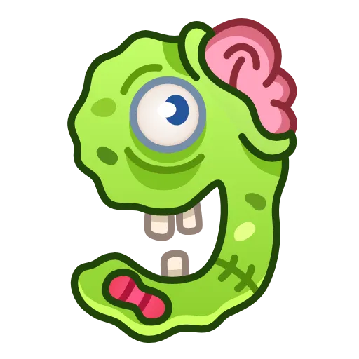Стикер 35 #animated #decor #fonts #halloween