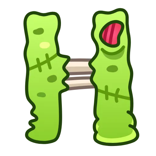 Стикер 8 #animated #decor #fonts #halloween