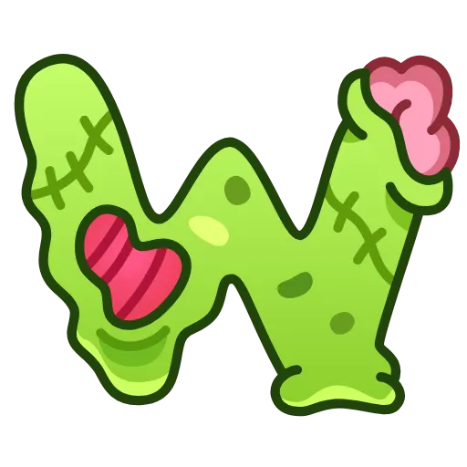 Стикер 23 #animated #decor #fonts #halloween