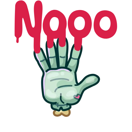 Стикер 17 Zombie Hand