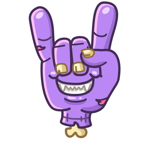 Стикер 15 Zombie Hand
