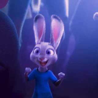 Стикер 53 😎 Видео набор стикеров по мульту «Zootopia Зверополис»