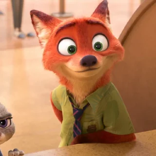 Стикер 33 😎 Видео набор стикеров по мульту «Zootopia Зверополис»