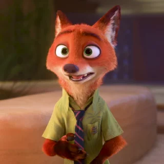 Стикер 44 😎 Видео набор стикеров по мульту «Zootopia Зверополис»