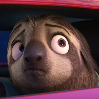 Стикер 52 😎 Видео набор стикеров по мульту «Zootopia Зверополис»