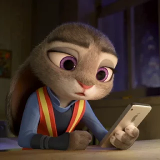 Стикер 18 😎 Видео набор стикеров по мульту «Zootopia Зверополис»