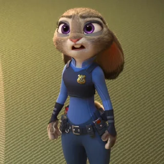Стикер 21 😎 Видео набор стикеров по мульту «Zootopia Зверополис»