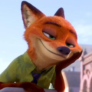 Стикер 28 😎 Видео набор стикеров по мульту «Zootopia Зверополис»