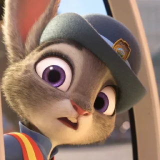 Стикер 9 😎 Видео набор стикеров по мульту «Zootopia Зверополис»