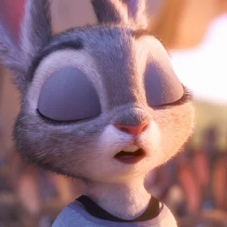Стикер 3 😎 Видео набор стикеров по мульту «Zootopia Зверополис»