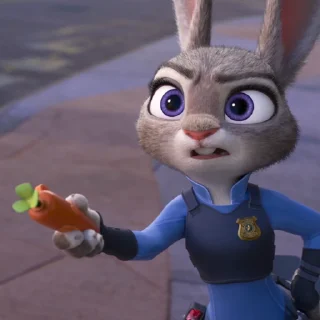 Стикер 30 😎 Видео набор стикеров по мульту «Zootopia Зверополис»