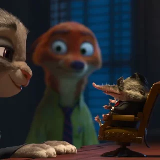 Стикер 40 😎 Видео набор стикеров по мульту «Zootopia Зверополис»