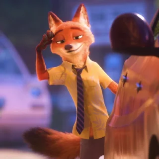 Стикер 16 😎 Видео набор стикеров по мульту «Zootopia Зверополис»