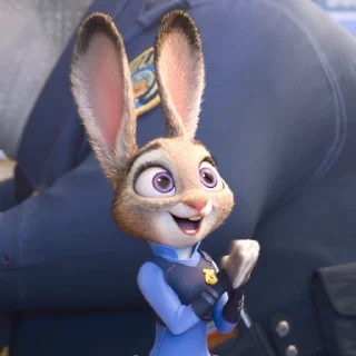 Стикер 8 😎 Видео набор стикеров по мульту «Zootopia Зверополис»