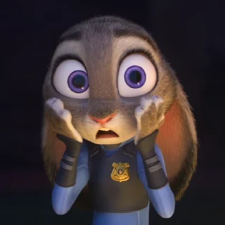 Стикер 32 😎 Видео набор стикеров по мульту «Zootopia Зверополис»