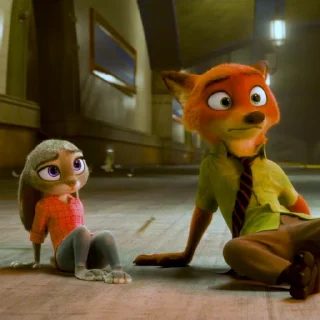 Стикер 46 😎 Видео набор стикеров по мульту «Zootopia Зверополис»