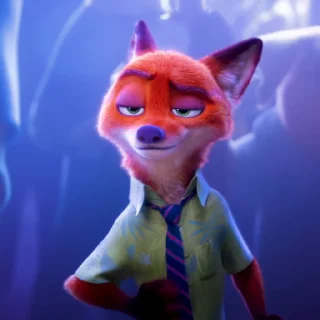 Стикер 54 😎 Видео набор стикеров по мульту «Zootopia Зверополис»
