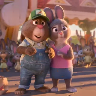 Стикер 5 😎 Видео набор стикеров по мульту «Zootopia Зверополис»
