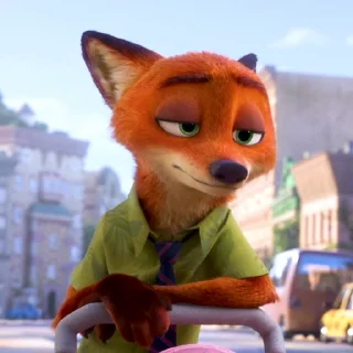 Стикер 26 😎 Видео набор стикеров по мульту «Zootopia Зверополис»