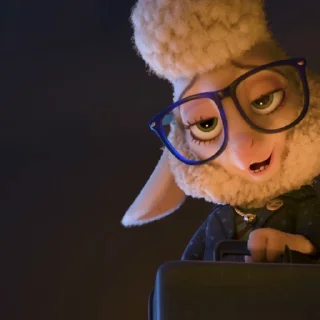 Стикер 47 😎 Видео набор стикеров по мульту «Zootopia Зверополис»