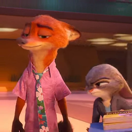 😠 Стикер «Judy and Nick» для Telegram