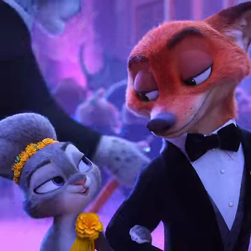 💃 Стикер «Judy and Nick» для Telegram
