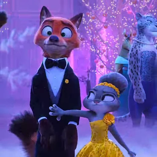 😨 Стикер «Judy and Nick» для Telegram