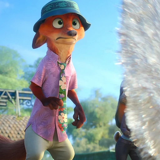 💦 Стикер «Judy and Nick» для Telegram