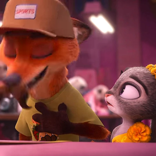 🥸 Стикер «Judy and Nick» для Telegram