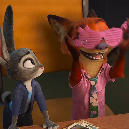 😎 Стикер «Judy and Nick» для Telegram