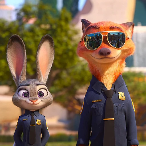 Стикерпак Judy and Nick для Telegram