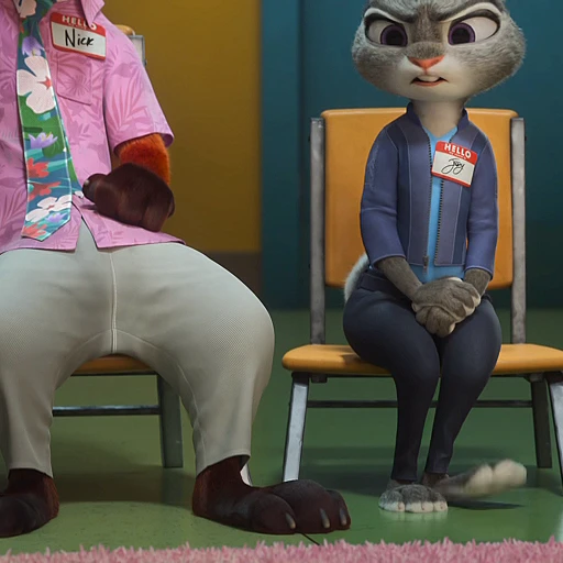 😤 Стикер «Judy and Nick» для Telegram
