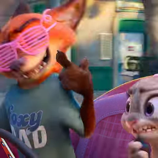 😎 Стикер «Judy and Nick» для Telegram