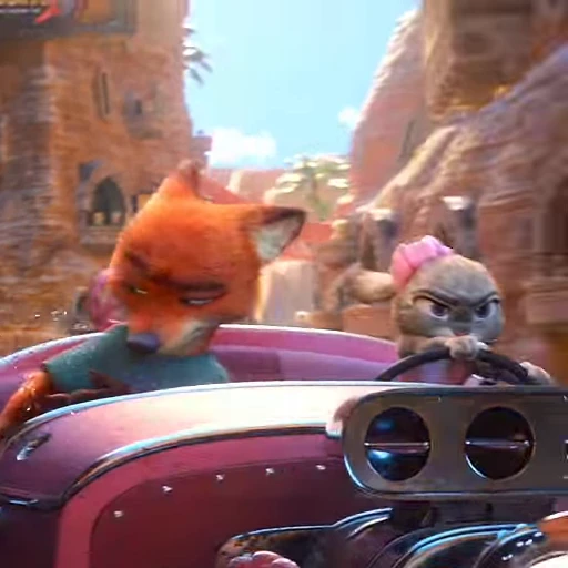 🚗 Стикер «Judy and Nick» для Telegram