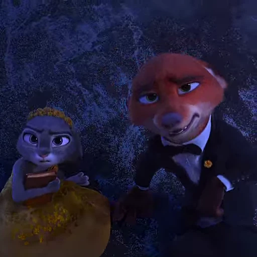 😬 Стикер «Judy and Nick» для Telegram