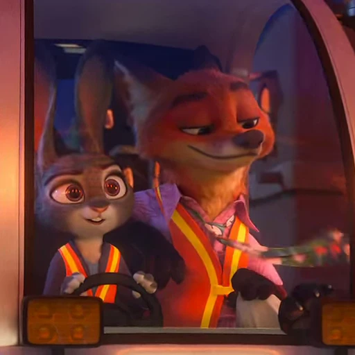 🤩 Стикер «Judy and Nick» для Telegram