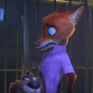 Стикер 29 ⭐️ Видео набор стикеров по мульту «Zootopia 2 Зверополис 2»