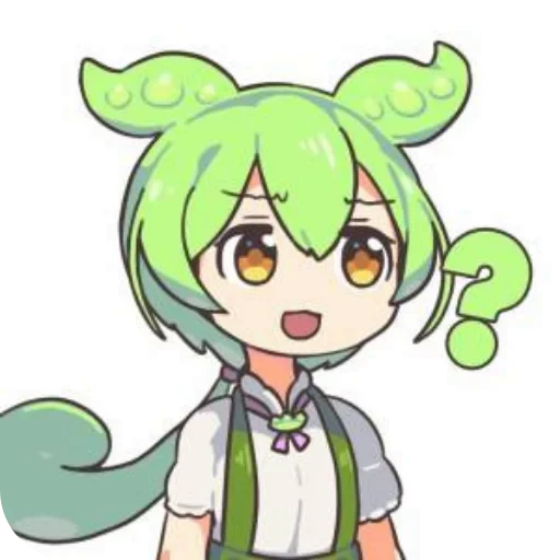 ❔ Стикер «Zundamon» для Telegram