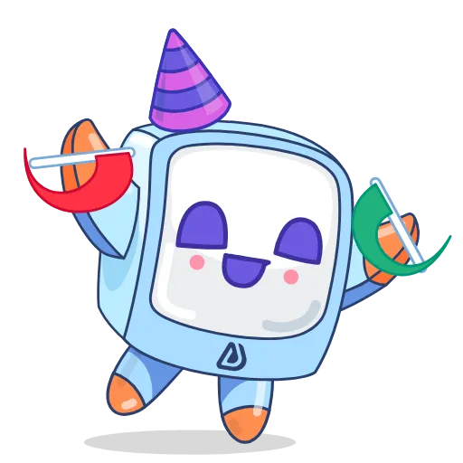 🥳 Стикер «A2D2» для Telegram