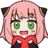 Стикер 33 Anya Forger #anime #girl #cute