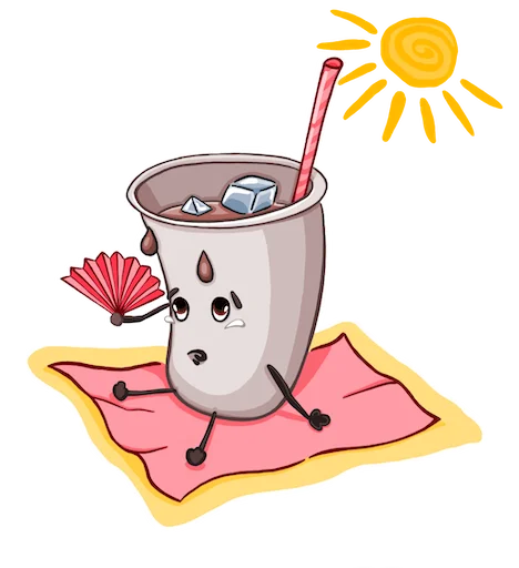 ☀️ Стикер «Кофе» для Telegram