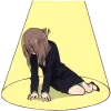 😞 Эмодзи «Драма тян» для Telegram