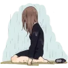 😪 Эмодзи «Драма тян» для Telegram