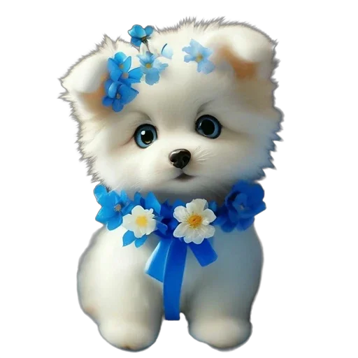 🐕 Стикер «Подарок на 8 марта» для Telegram