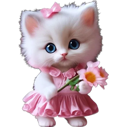 🐱 Стикер «Подарок на 8 марта» для Telegram